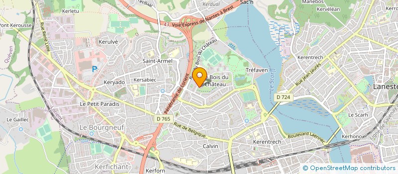 localisation de l'entreprise MONSIEUR MICHAEL SERRES   COUSINE  LORIENT