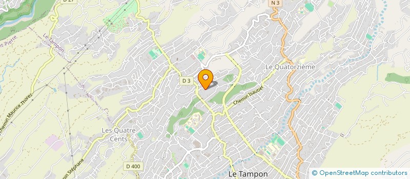 localisation de l'entreprise MONSIEUR MICHAEL SEVERIN  LE TAMPON