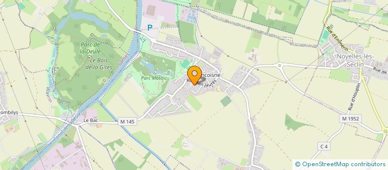 localisation de l'entreprise MONSIEUR MICHAEL SEVIN  HOUPLIN-ANCOISNE