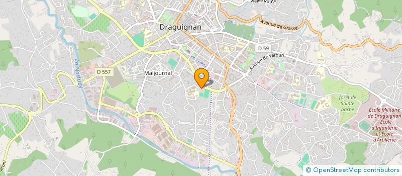 localisation de l'entreprise MONSIEUR MICHAEL SILVESTRI  DRAGUIGNAN