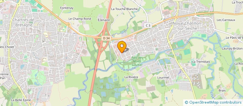 localisation de l'entreprise MONSIEUR MICHAEL SILVESTRINI  NOYAL-CHATILLON-SUR-SEICHE