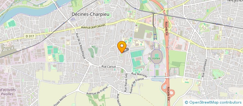 localisation de l'entreprise MONSIEUR MICHAEL SOARES  DECINES-CHARPIEU