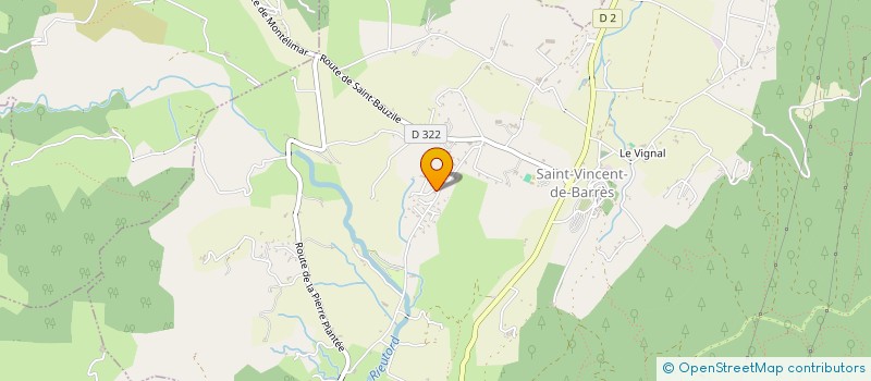 localisation de l'entreprise MONSIEUR MICHAEL SONIER  SAINT-VINCENT-DE-BARRES