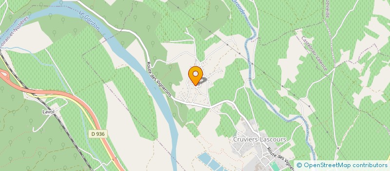 localisation de l'entreprise MONSIEUR MICHAEL SORUM  CRUVIERS-LASCOURS