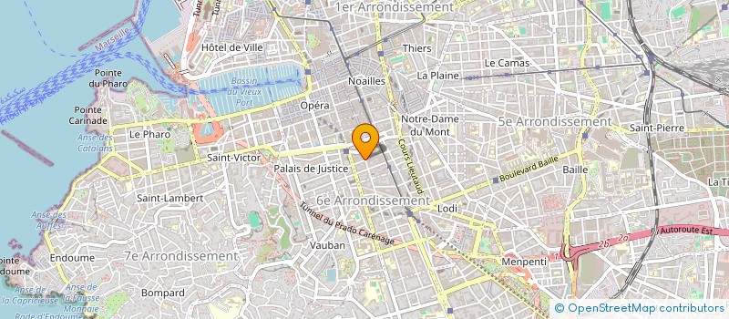 localisation de l'entreprise MONSIEUR MICHAEL STEFANI  MARSEILLE