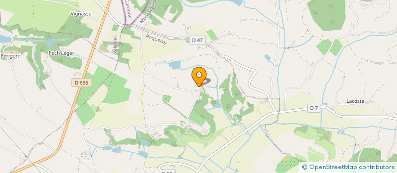 localisation de l'entreprise MONSIEUR MICHAEL STEUNS  ROQUECOR