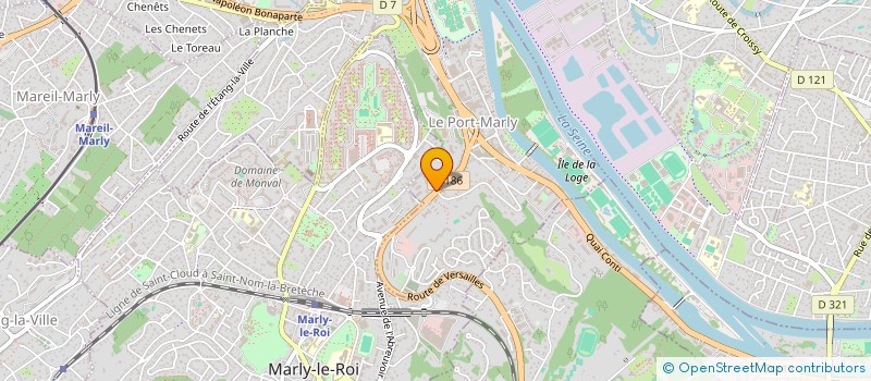 localisation de l'entreprise MONSIEUR MICHAEL STODDART  LE PORT-MARLY