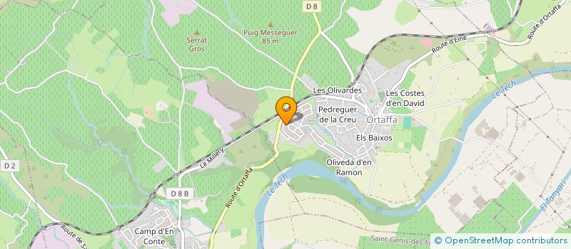 localisation de l'entreprise MONSIEUR MICHAEL STORNELLO  ORTAFFA