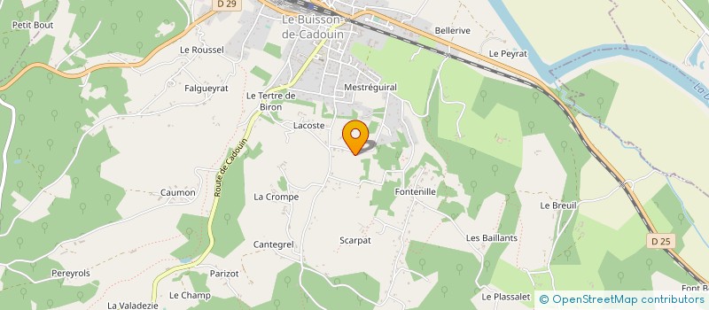 localisation de l'entreprise MONSIEUR MICHAEL SWAN  ALLES-SUR-DORDOGNE