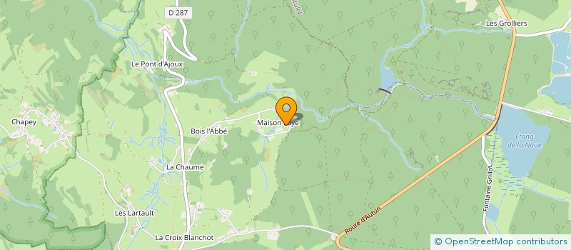 localisation de l'entreprise MONSIEUR MICHAEL SZEZEPANIAK  ST SYMPHORIEN DE MARMAGNE