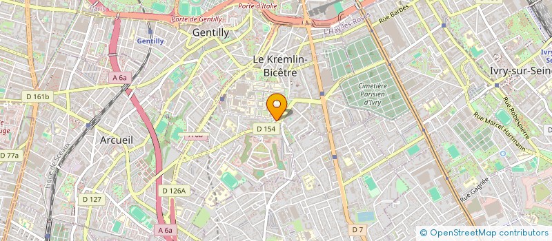 localisation de l'entreprise MONSIEUR MICHAEL TACHE à LE KREMLIN-BICETRE