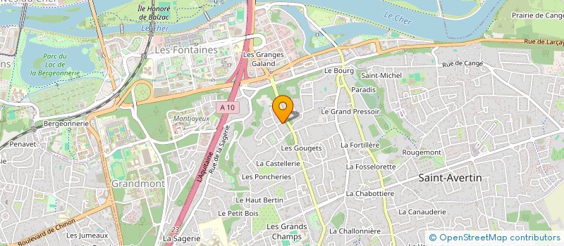 localisation de l'entreprise MONSIEUR MICHAEL TAIN  SAINT-AVERTIN