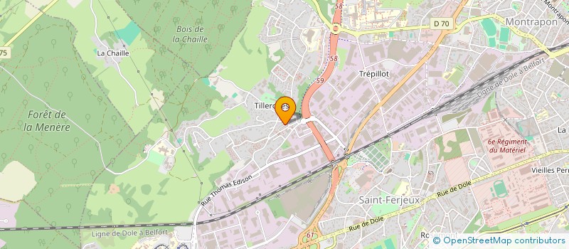 localisation de l'entreprise MONSIEUR MICHAEL TARION  BESANCON