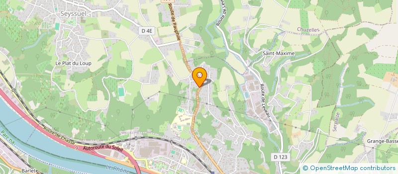 localisation de l'entreprise MONSIEUR MICHAEL TCHOULFYAN  SEYSSUEL