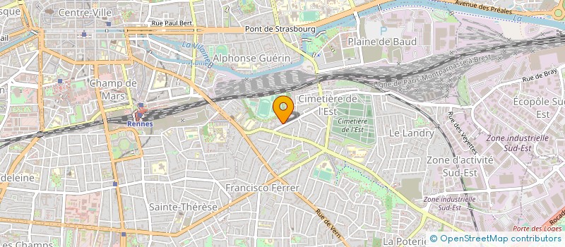 localisation de l'entreprise MONSIEUR MICHAEL TEWOLDE GEBREINDRIAS  RENNES