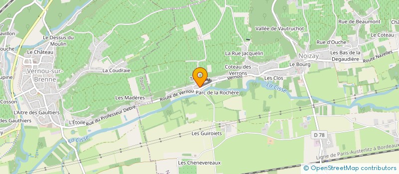 localisation de l'entreprise MONSIEUR MICHAEL THEBAULT  NOIZAY