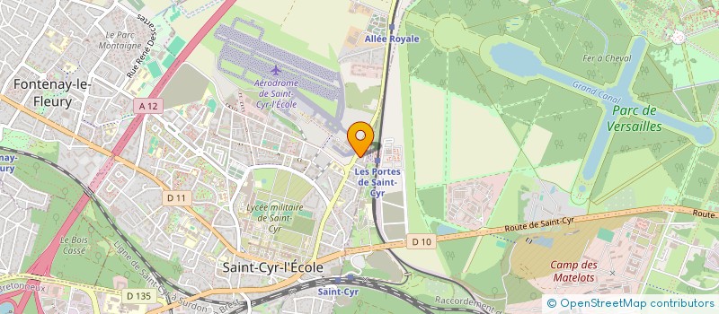 localisation de l'entreprise MONSIEUR MICHAEL THEVENIN  SAINT-CYR-L'ECOLE