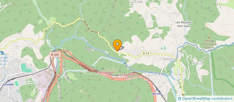 localisation de l'entreprise MONSIEUR MICHAEL THOMAS  SAINT-GERVAIS-LES-BAINS