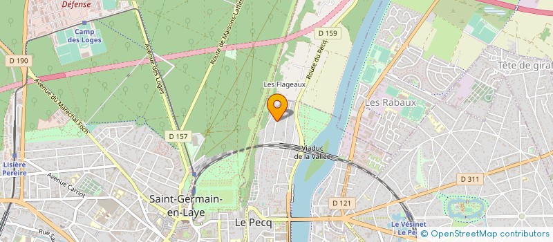 localisation de l'entreprise MONSIEUR MICHAEL THOMPSON  LE PECQ