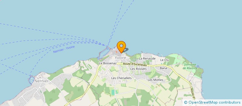 localisation de l'entreprise MONSIEUR MICHAEL THORENS  YVOIRE