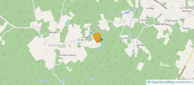 localisation de l'entreprise MONSIEUR MICHAEL TIEMBLO  SAINT AULAYE-PUYMANGOU