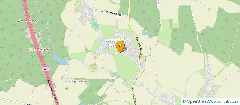 localisation de l'entreprise MONSIEUR MICHAEL TIXIER  LESSARD-LE-NATIONAL