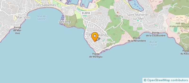 localisation de l'entreprise MONSIEUR MICHAEL TOMI  SAINT-MANDRIER-SUR-MER