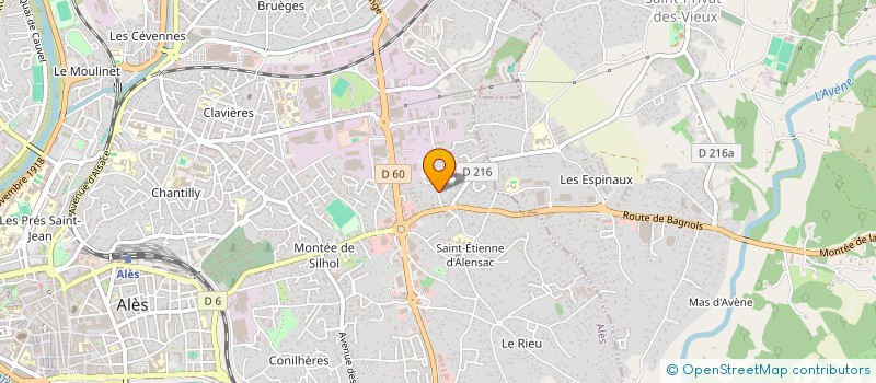 localisation de l'entreprise MONSIEUR MICHAEL TOTOLA  ALES