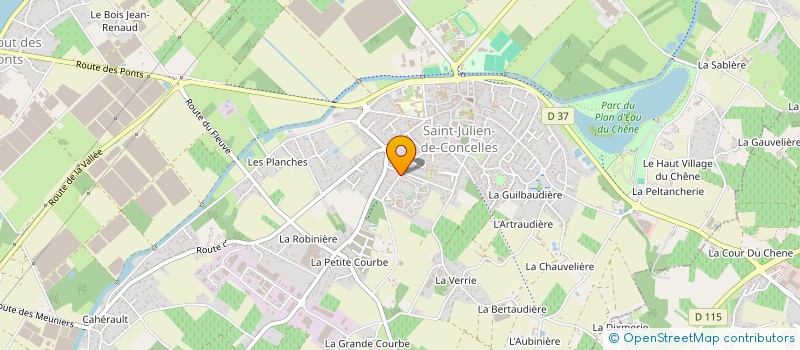 localisation de l'entreprise MONSIEUR MICHAEL TRAVOSTINO  SAINT-JULIEN-DE-CONCELLES