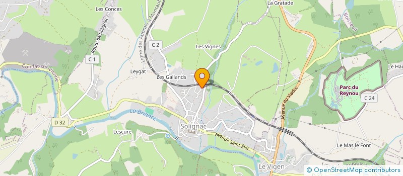 localisation de l'entreprise MONSIEUR MICHAEL TRIGNAC  SOLIGNAC