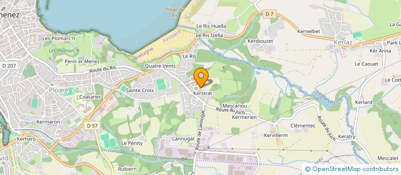 localisation de l'entreprise MONSIEUR MICHAEL TRIVIDIC  DOUARNENEZ