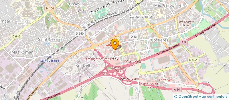 localisation de l'entreprise MONSIEUR MICHAEL TRODE  NIMES