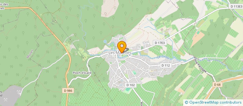 localisation de l'entreprise MONSIEUR MICHAEL TROPE  LES MATELLES