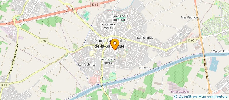 localisation de l'entreprise MONSIEUR MICHAEL TROTIN  SAINT-LAURENT-DE-LA-SALANQUE