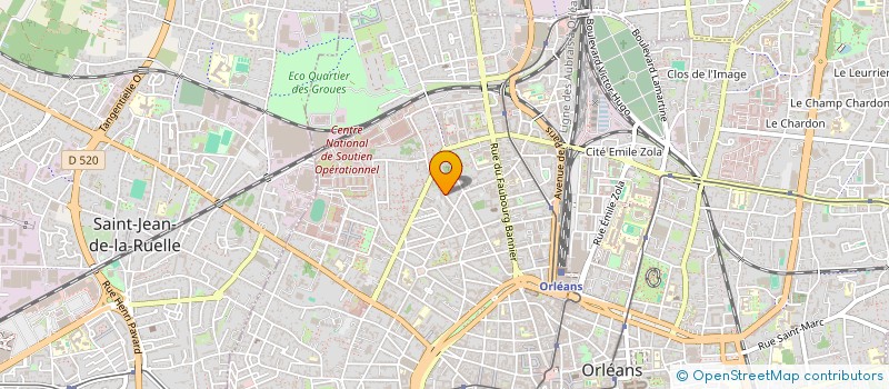 localisation de l'entreprise MONSIEUR MICHAEL TUILARD à ORLEANS