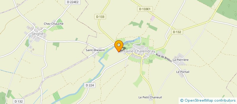 localisation de l'entreprise MONSIEUR MICHAEL TURNER  FONTAINE CHALENDRAY