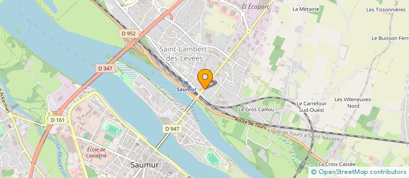 localisation de l'entreprise MONSIEUR MICHAEL TURQUET  SAUMUR