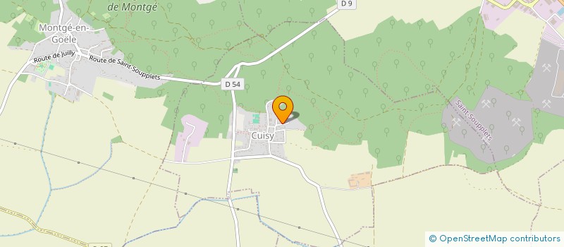 localisation de l'entreprise MONSIEUR MICHAEL TUTIN  CUISY