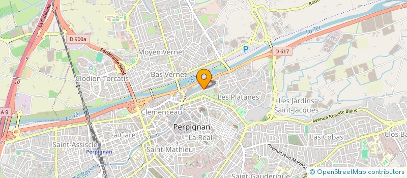 localisation de l'entreprise MONSIEUR MICHAEL UZAN  PERPIGNAN