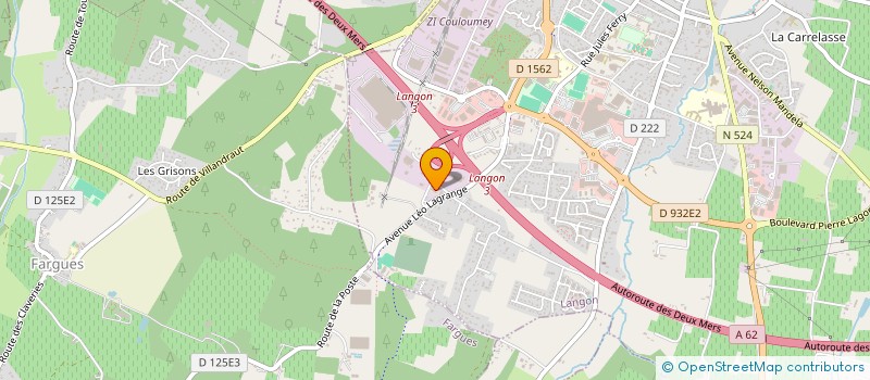 localisation de l'entreprise MONSIEUR MICHAEL UZELSON  LANGON