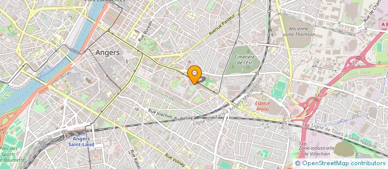 localisation de l'entreprise MONSIEUR MICHAEL VAIRE à ANGERS