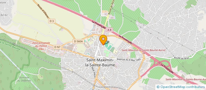 localisation de l'entreprise MONSIEUR MICHAEL VALENTIN à SAINT-MAXIMIN-LA-SAINTE-BAUME