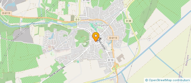 localisation de l'entreprise MONSIEUR MICHAEL VALENTIN  BELLEGARDE