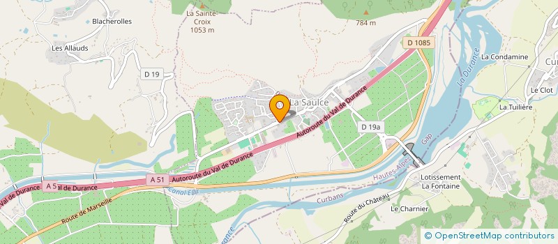 localisation de l'entreprise MONSIEUR MICHAEL VALLANTIN  LA SAULCE