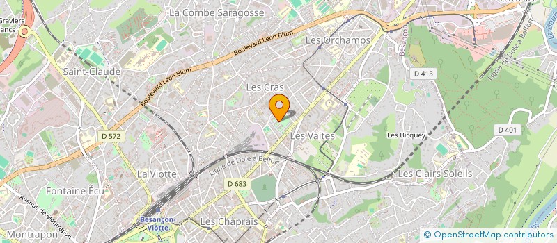 localisation de l'entreprise MONSIEUR MICHAEL VANDERNOOT  BESANCON