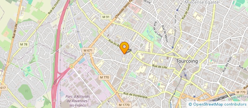 localisation de l'entreprise MONSIEUR MICHAEL VANRYSSEL  TOURCOING