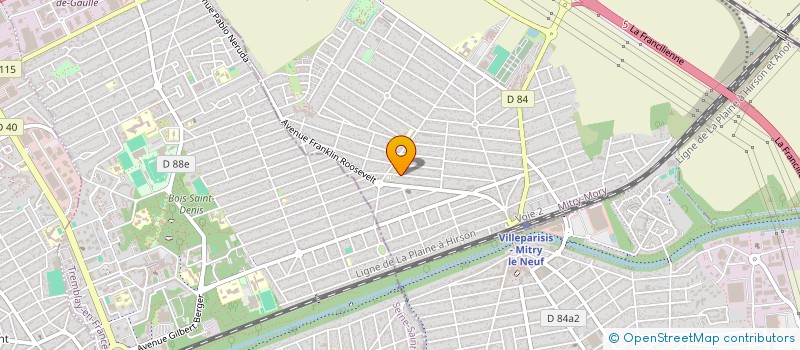 localisation de l'entreprise MONSIEUR MICHAEL VASSARDS  MITRY-MORY