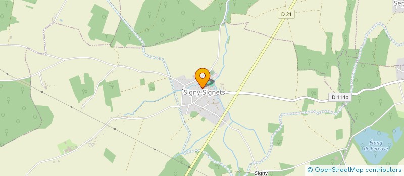 localisation de l'entreprise MONSIEUR MICHAEL VASSELON  SIGNY-SIGNETS