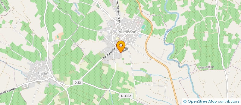 localisation de l'entreprise MONSIEUR MICHAEL VAUTIER  PUIMISSON