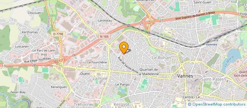 localisation de l'entreprise MONSIEUR MICHAEL VERBEKEN  VANNES